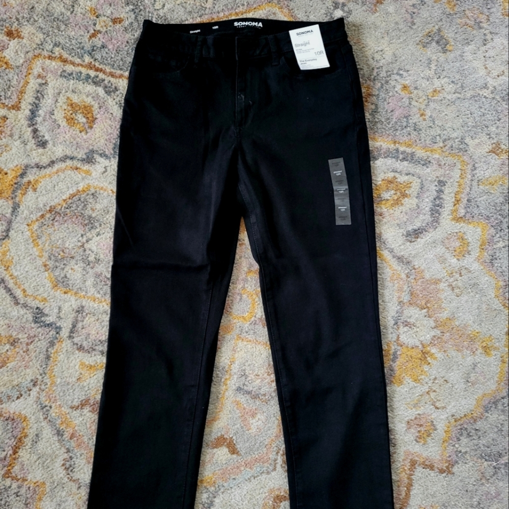 NEW Women's Sonoma Goods Midrise Straight leg jeans